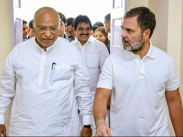 Congress OBC Leadership Bhagidari Nyay Mahasammelan Talkatora Stadium in New Delhi. | दिल्ली में कांग्रेस का OBC सम्मेलन आज: पार्टी जाति जनगणना मुद्दे पर केंद्र को घेरने की तैयारी में; राहुल-खड़गे शामिल होंगे